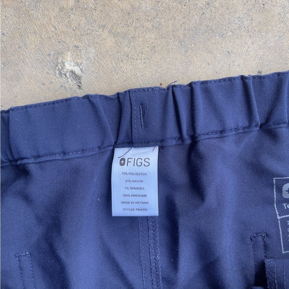 FIGS Scrubs Women Set Navy XXL Catarina Top XL Kade Cargo Pants - Picture 4 of 11